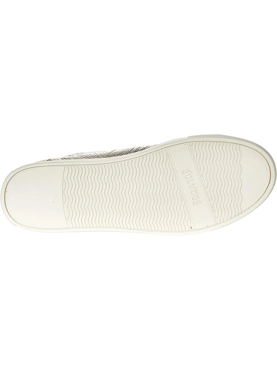 Кроссовки Soludos Ibiza Sneaker — изображение 3 из 4, серебристый