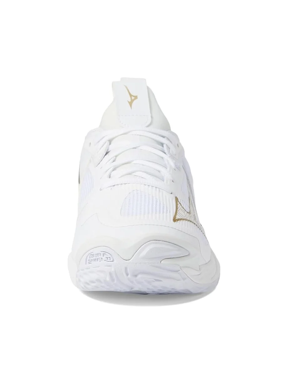 Кроссовки Mizuno Wave Momentum 3 — изображение 3 из 4, белый/золотистый