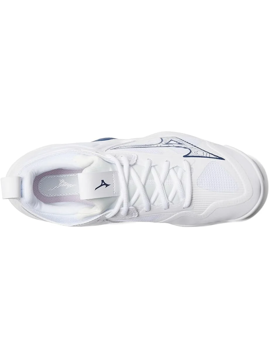 Кроссовки Mizuno Wave Momentum 3 — изображение 2 из 4, белый/темно-синий
