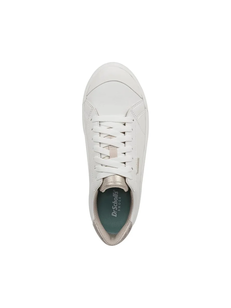 Кроссовки Dr. Scholl's Time Off Sneaker — изображение 2 из 4, белый/золотистый