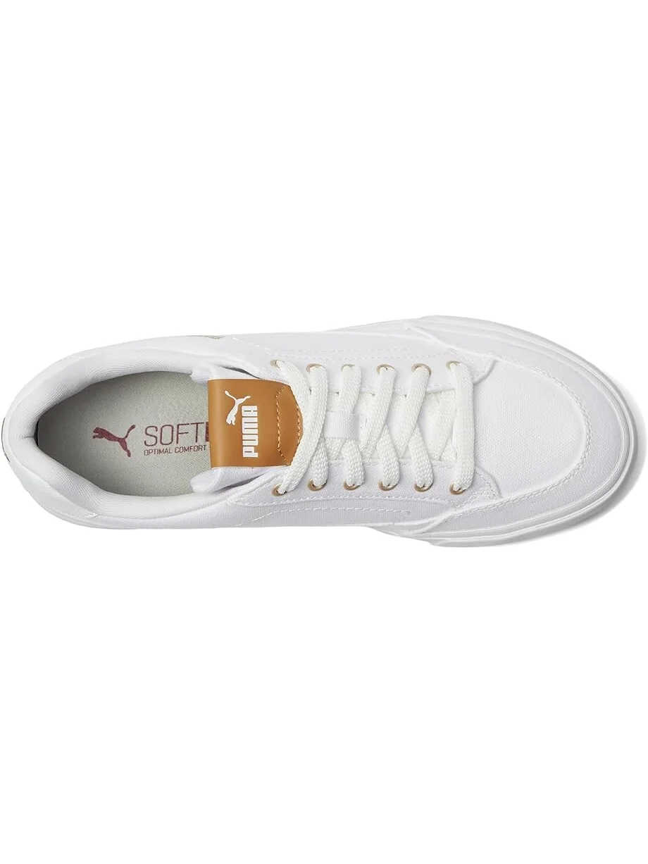 Кроссовки PUMA Court Classic Vulc First Class — изображение 2 из 4, белый/золотистый