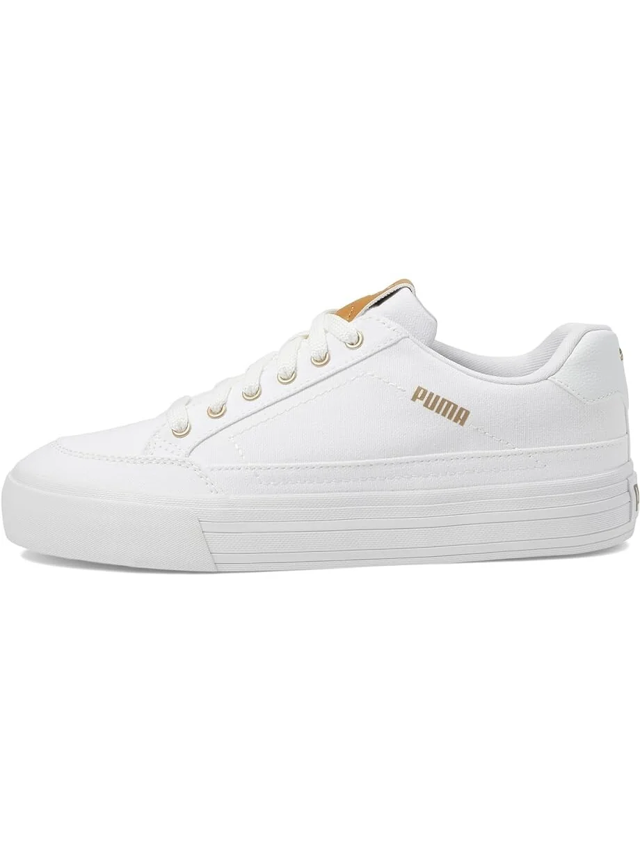 Кроссовки PUMA Court Classic Vulc First Class — изображение 4 из 4, белый/золотистый