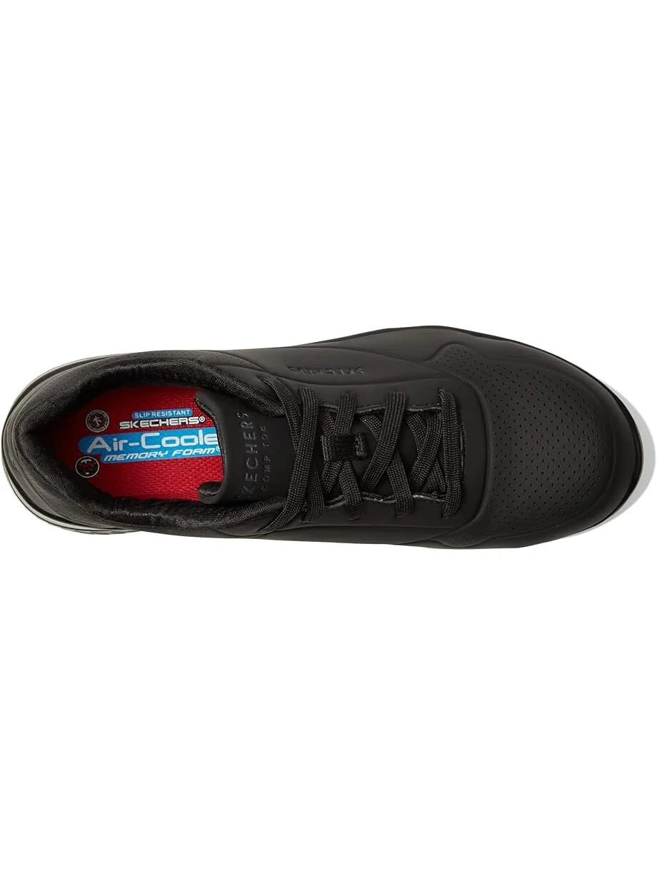 Кроссовки SKECHERS Work Uno SR - Deloney Comp Toe — изображение 2 из 4, черный