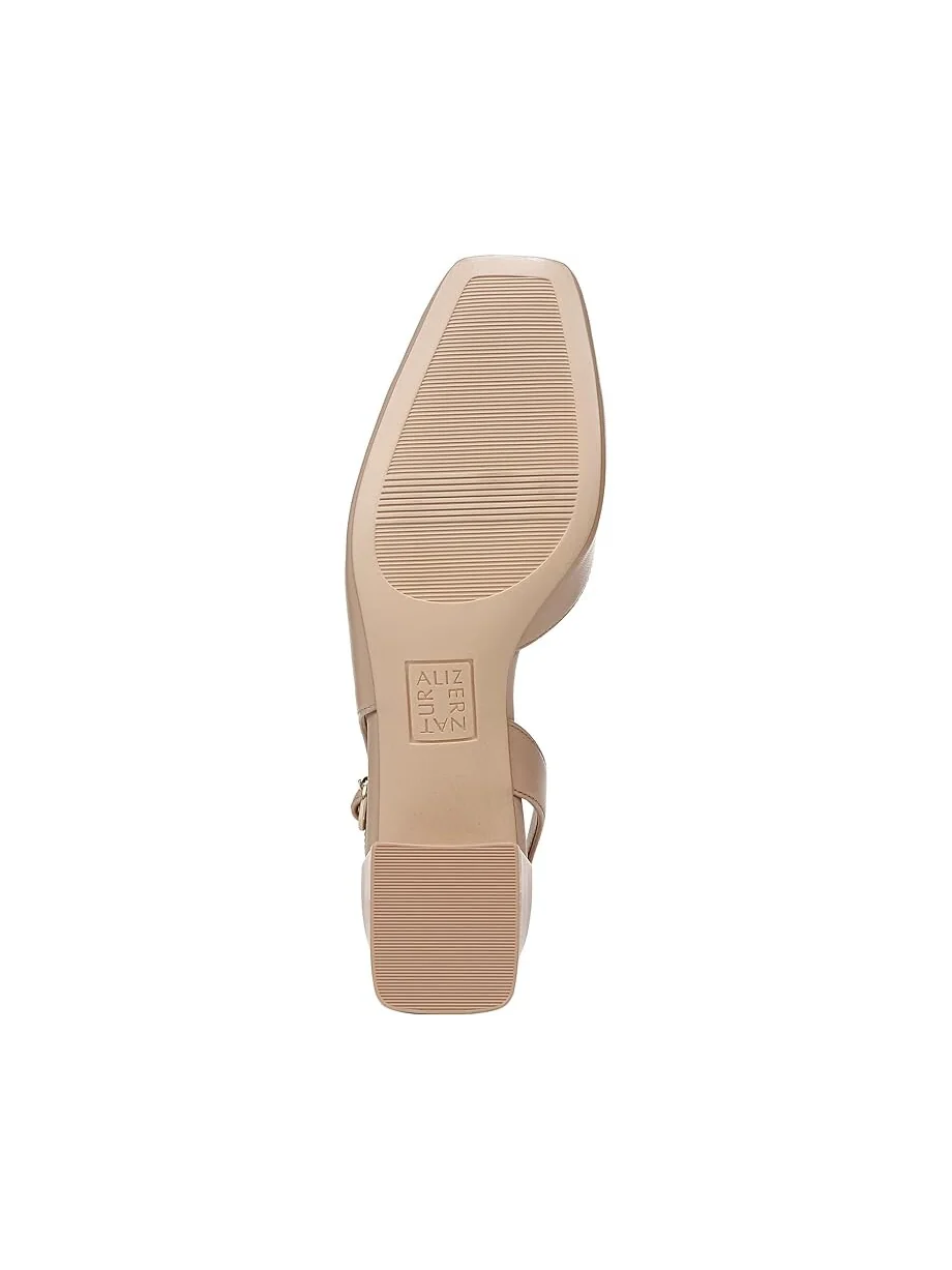 Туфли Naturalizer Jayla Low Heel Slingback Dress Shoes — изображение 3 из 4, бежевый