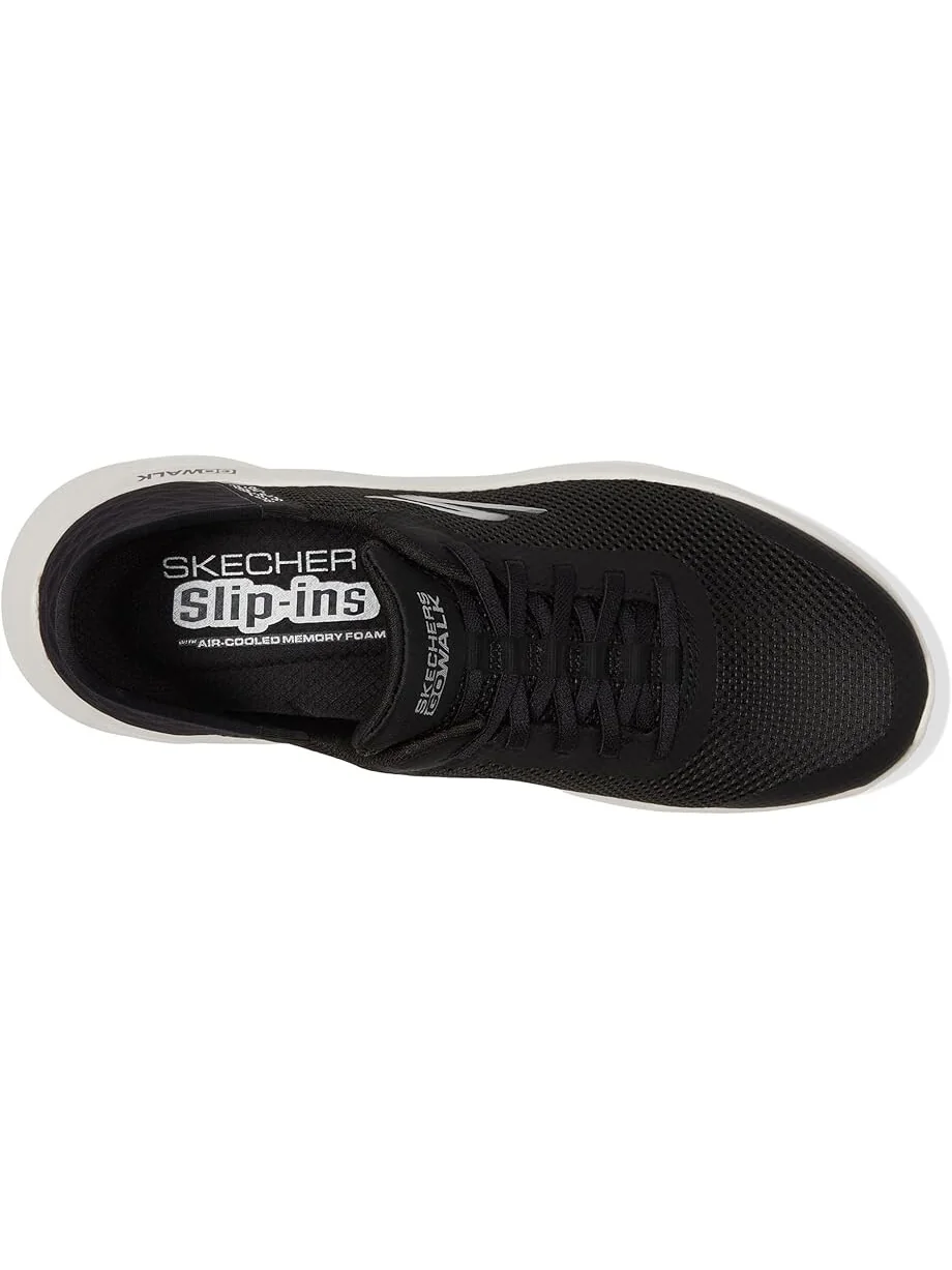 Кроссовки SKECHERS Performance Go Walk Flex Hands Free Slip-Ins - Grand Entry — изображение 2 из 4, черный/белый