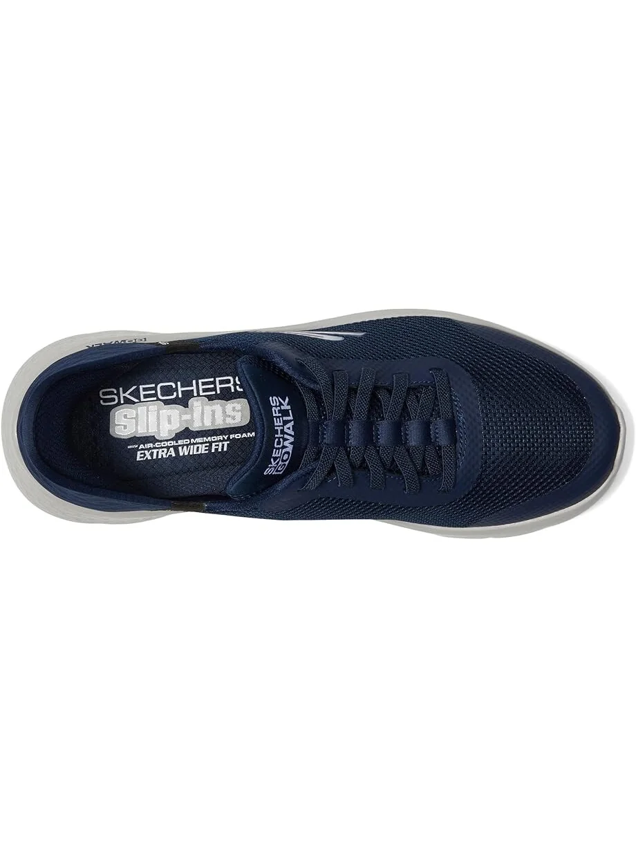 Кроссовки SKECHERS Performance Go Walk Flex - Hands Up Hands Free Slip-Ins — изображение 2 из 4, темно-синий