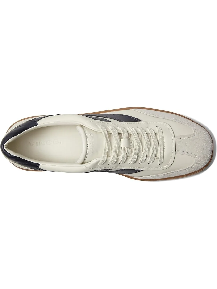 Кроссовки Vince Oasis-M Lace-Up Retro Sneakers — изображение 2 из 4, белый/синий