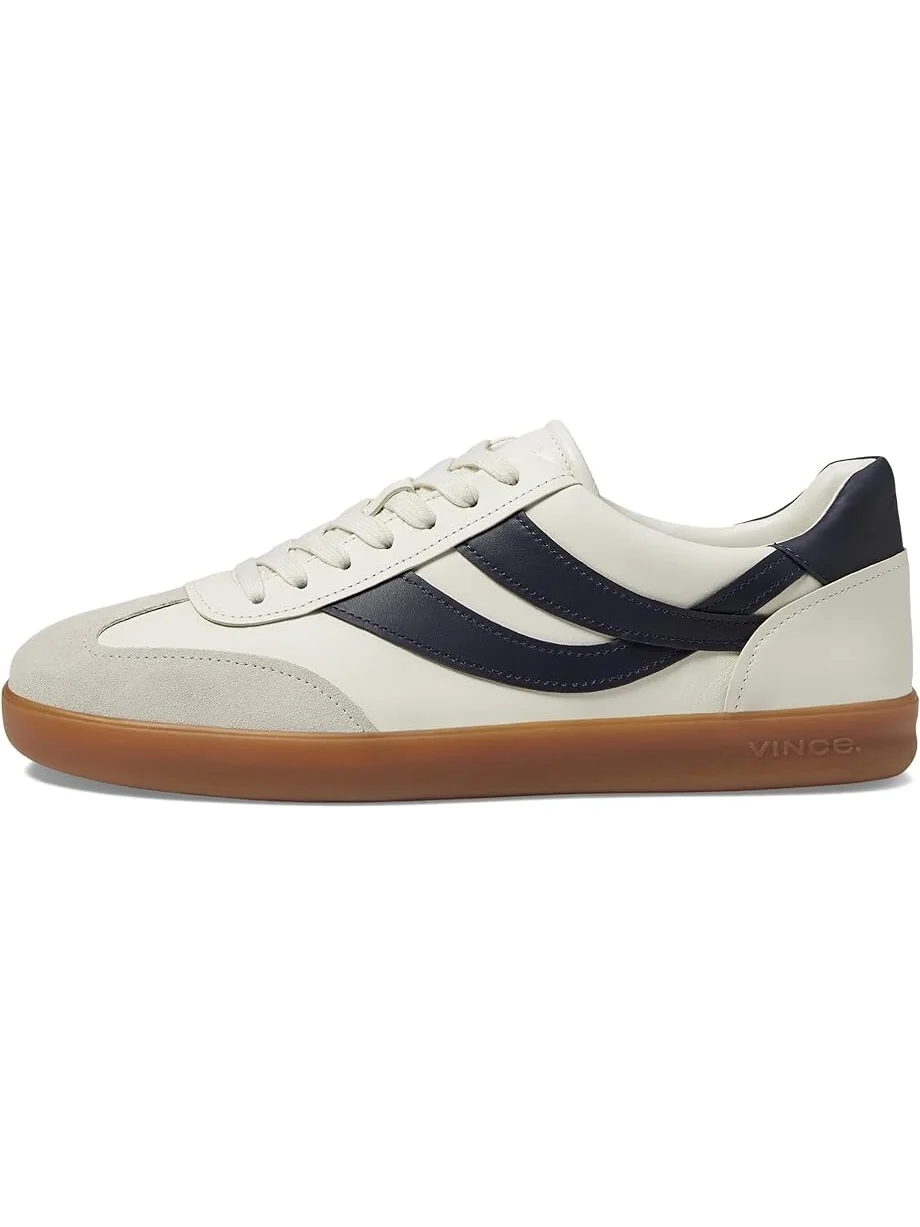 Кроссовки Vince Oasis-M Lace-Up Retro Sneakers — изображение 4 из 4, белый/синий