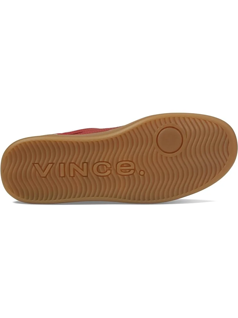 Кроссовки Vince Oasis-M Lace-Up Retro Sneakers — изображение 3 из 4, белый/красный