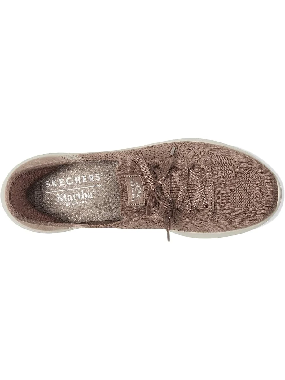 Кроссовки SKECHERS Martha Stewart - Ultra Flex 3.0 -Back On Track - HANDS FREE SLIP-INS — изображение 2 из 4, коричневый