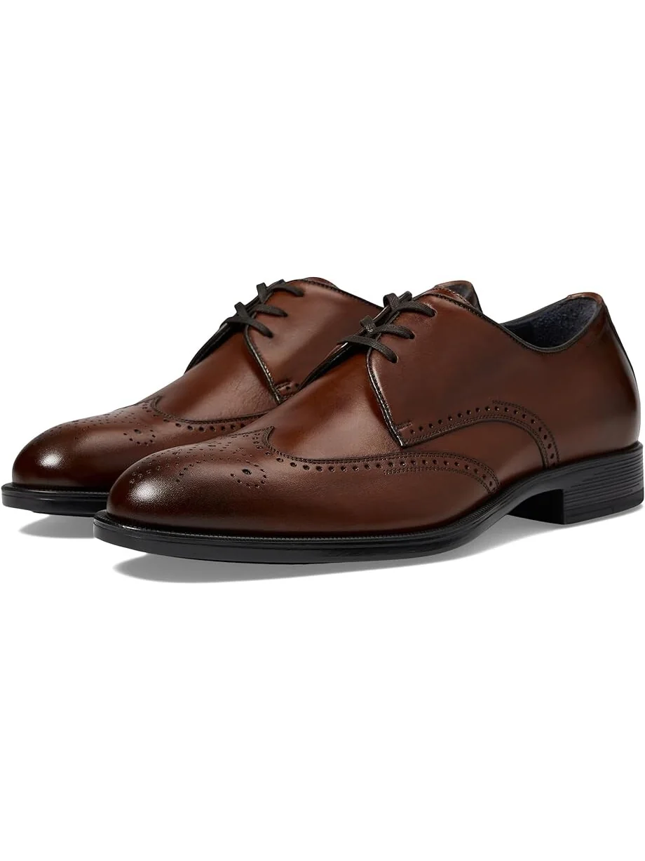 Оксфорды Johnston & Murphy Collection Flynch Wing Tip — изображение 1 из 4, бежевый
