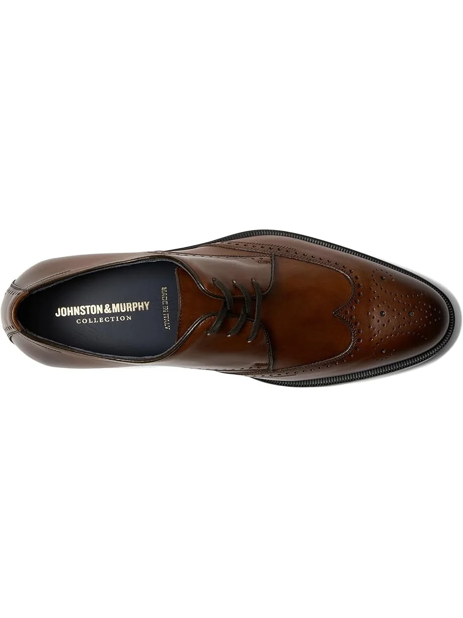 Оксфорды Johnston & Murphy Collection Flynch Wing Tip — изображение 2 из 4, бежевый