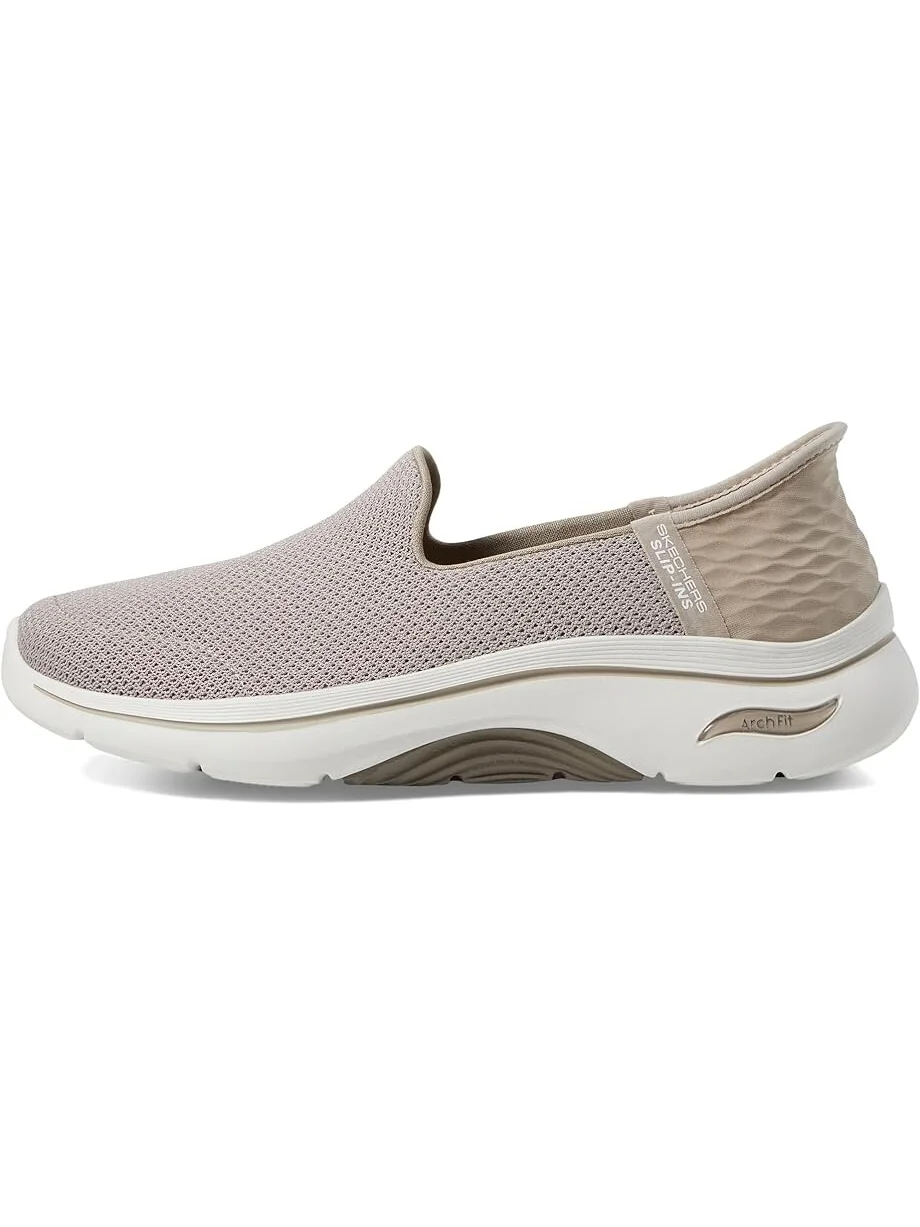 Кроссовки SKECHERS Performance Go Walk Arch Fit 2.0 Delara Hands Free Slip-Ins — изображение 4 из 4, тауп