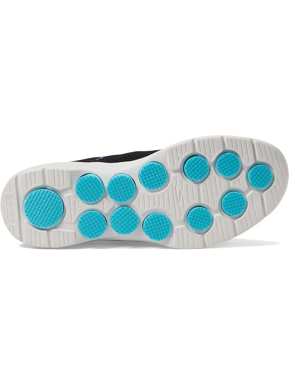 Кроссовки SKECHERS Performance Go Walk 7 Valin Hands Free Slip-Ins — изображение 3 из 4, черный/голубой