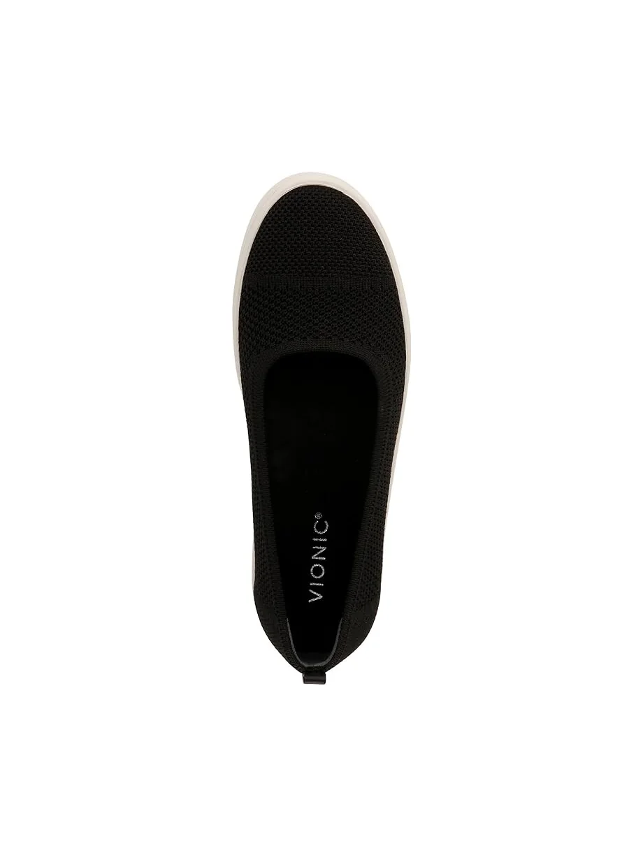 Туфли на плоской подошве VIONIC Uptown Skimmer Knit Slip-ons — изображение 2 из 4, черный