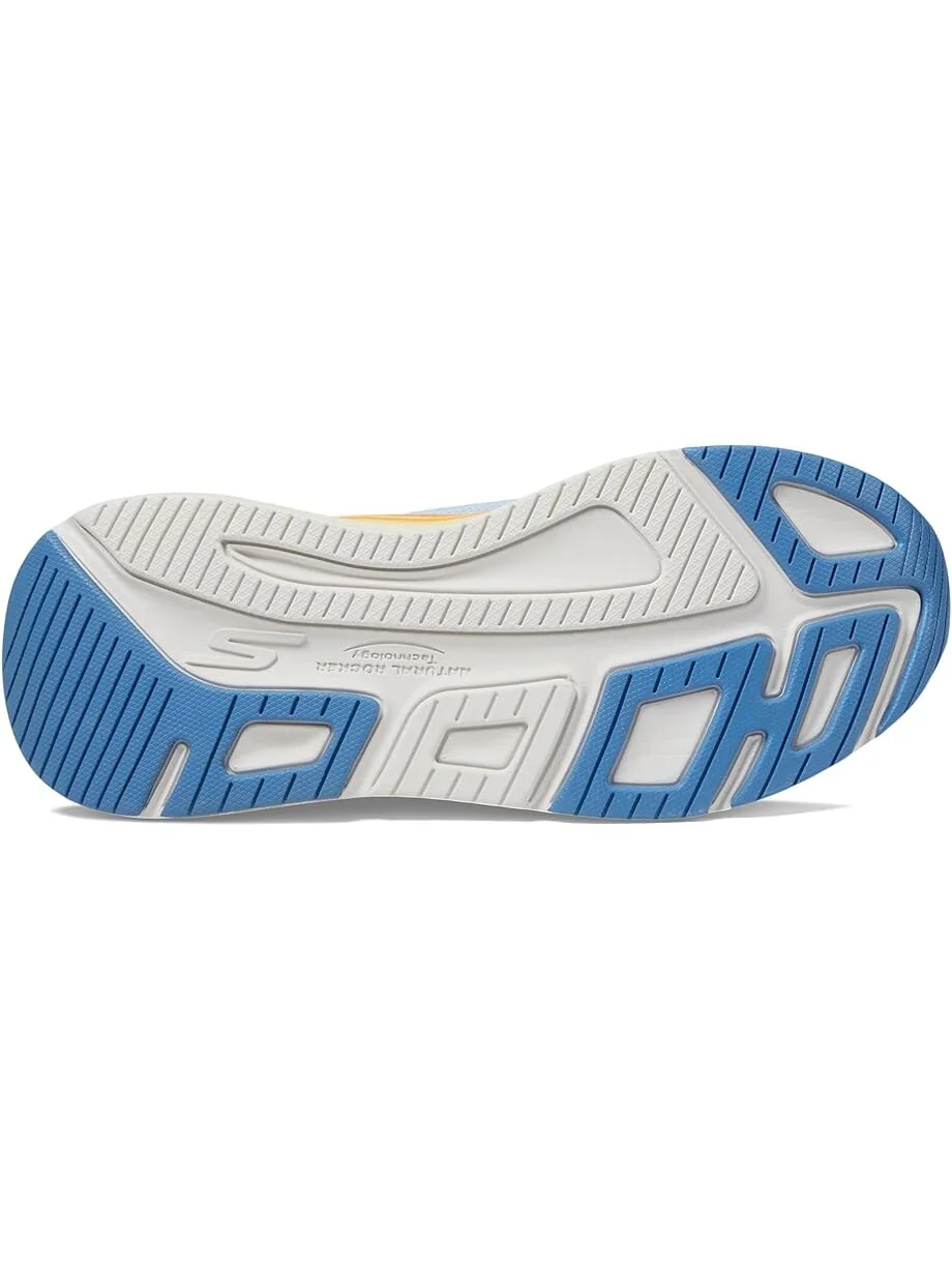 Кроссовки SKECHERS Max Cushioning Elite 2.0 Solace Hands Free Slip-Ins — изображение 3 из 4, синий/оранжевый