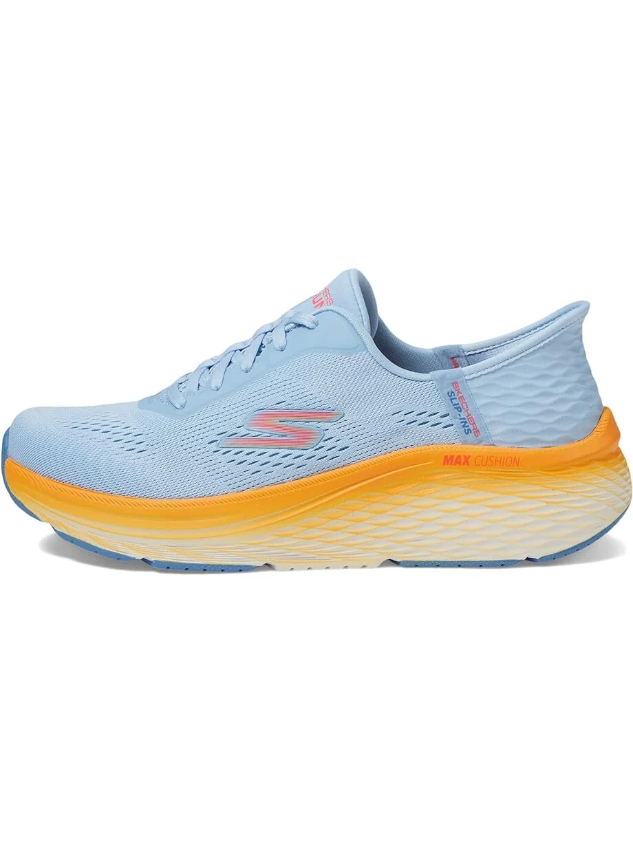 Кроссовки SKECHERS Max Cushioning Elite 2.0 Solace Hands Free Slip-Ins — изображение 4 из 4, синий/оранжевый