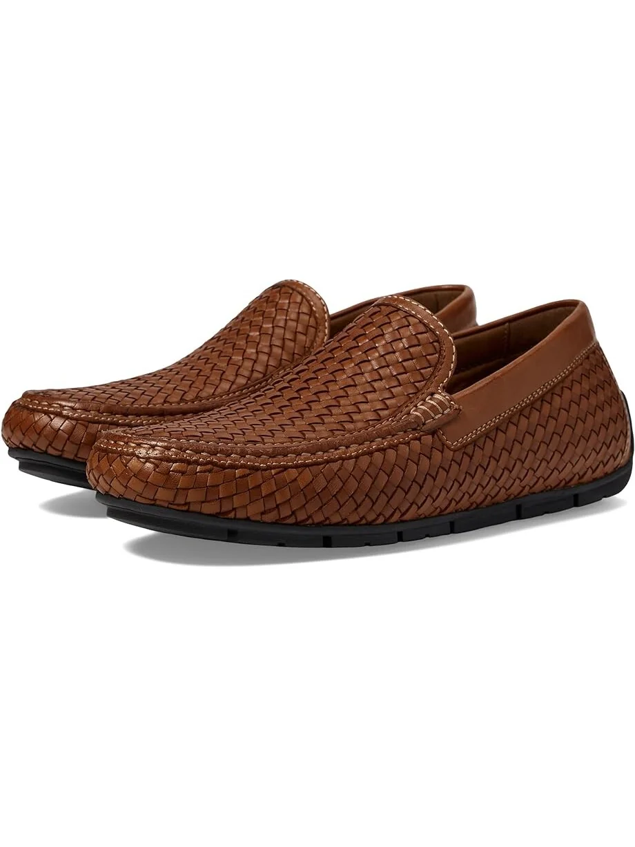 Лоферы Johnston & Murphy Collection Baldwin Woven Venetian Driver — бежевый