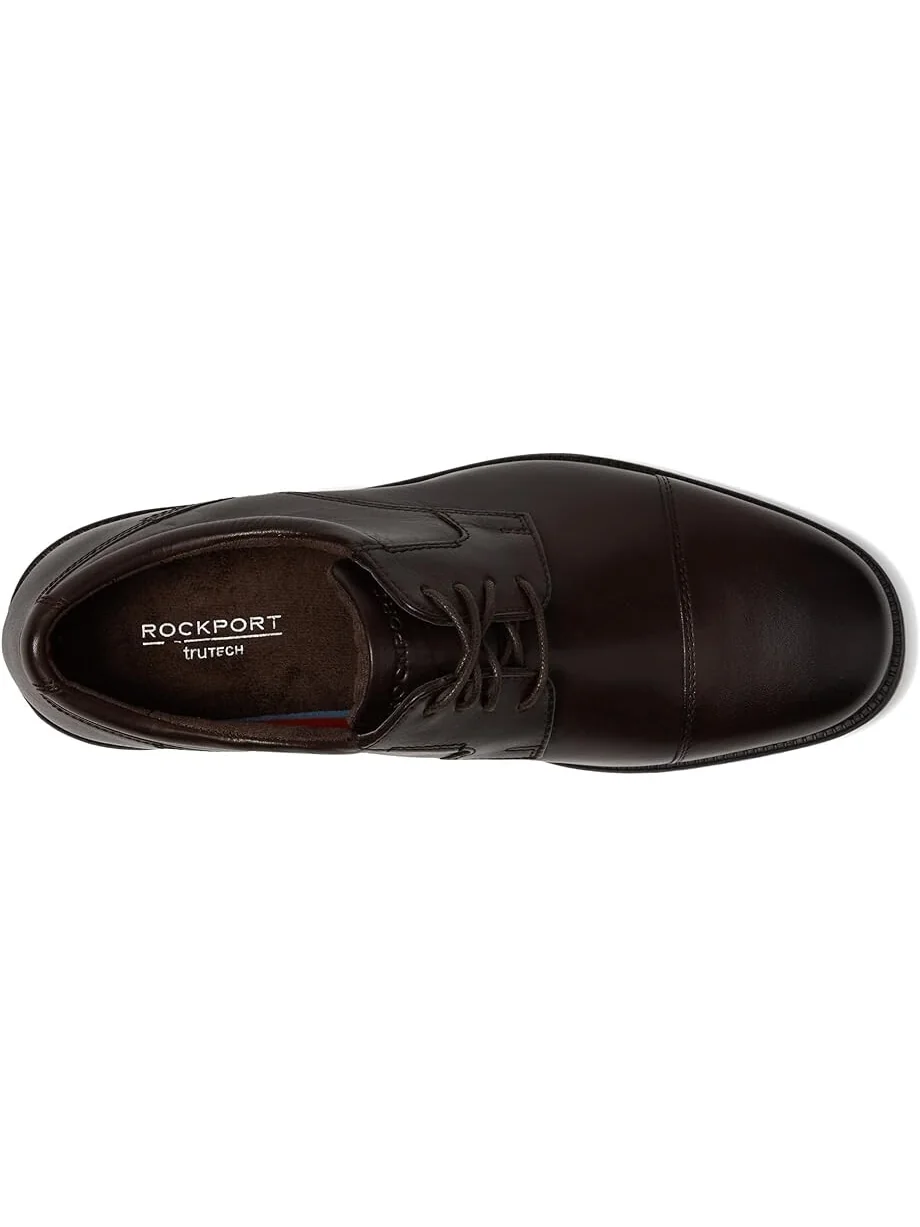 Оксфорды Rockport Charles Road Cap Toe — изображение 2 из 4, коричневый