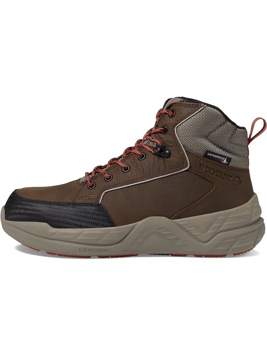 Ботинки Wolverine Proshift LX 6" Waterproof Composite Toe — изображение 4 из 4, коричневый