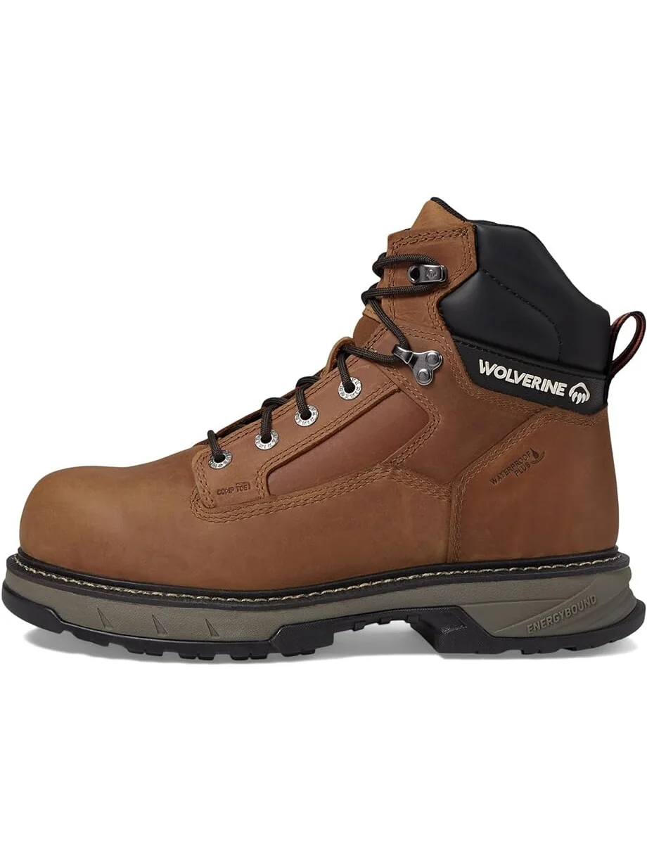 Ботинки Wolverine Reforce 6" Waterproof Composite Toe — изображение 4 из 4, бежевый