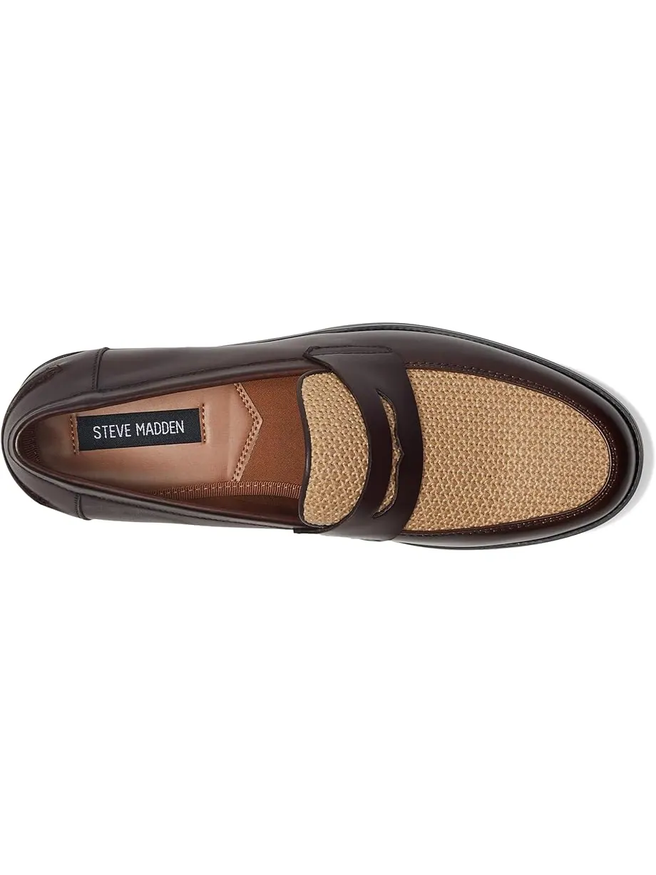 Лоферы Steve Madden Natan — изображение 2 из 7, натуральный/коричневый
