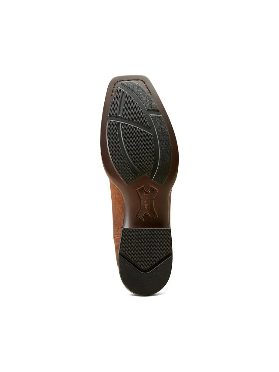 Ботинки Ariat Booker Ultra Square Toe Western — изображение 3 из 4, бежевый