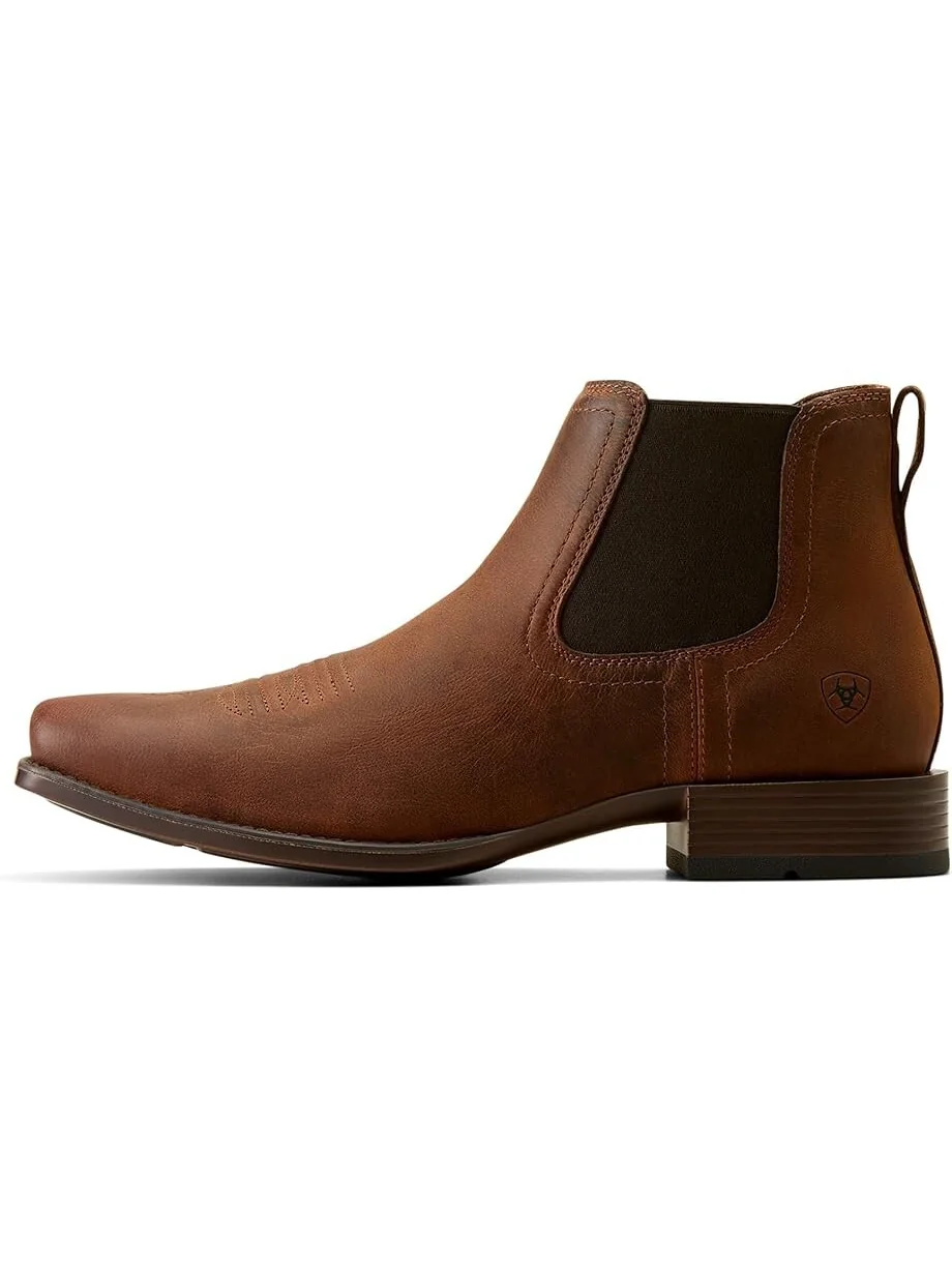 Ботинки Ariat Booker Ultra Square Toe Western — изображение 4 из 4, бежевый