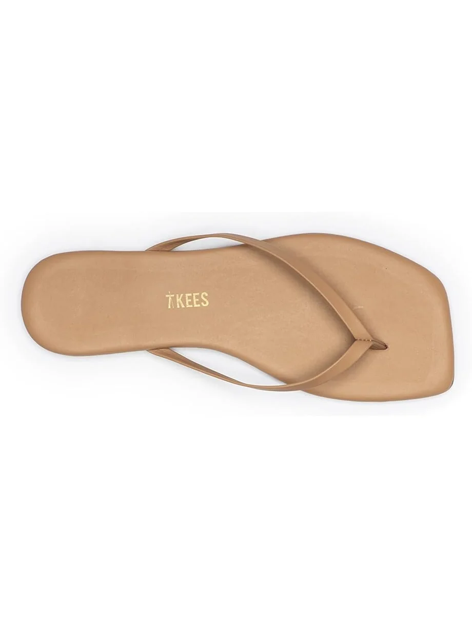 Сандалии TKEES Square Toe Lily — изображение 2 из 4, коко-масло
