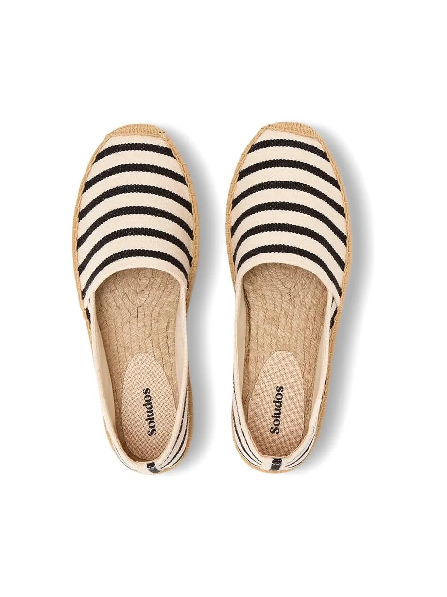 Туфли на плоской подошве Soludos Original Espadrille — изображение 2 из 4, слоновая кость/черный
