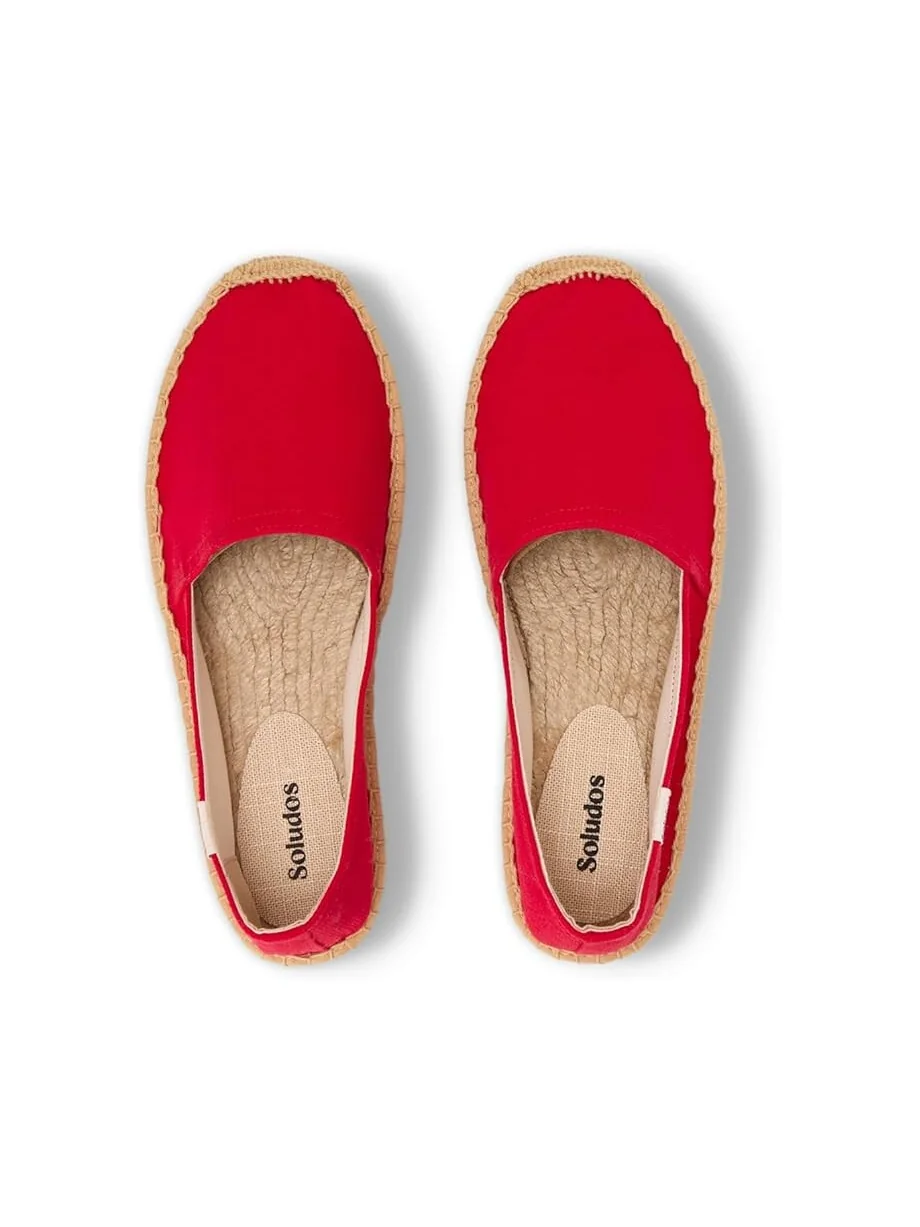 Туфли на плоской подошве Soludos Original Espadrille — изображение 2 из 3, красный