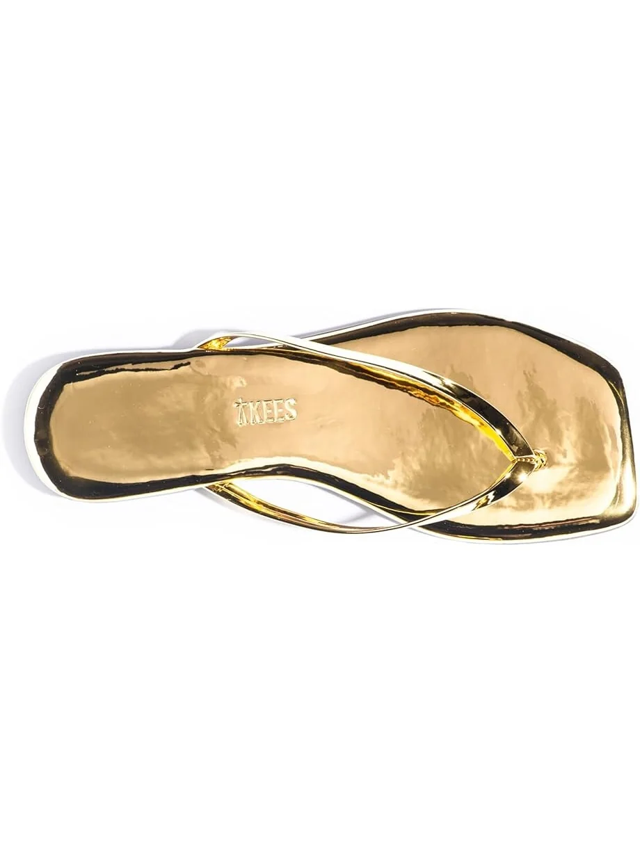 Сандалии TKEES Square Toe Lily Mirror — изображение 2 из 4, золотой