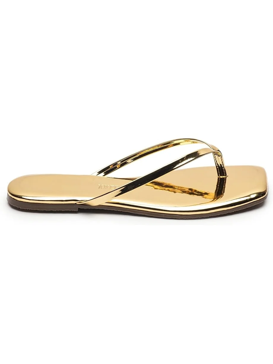 Сандалии TKEES Square Toe Lily Mirror — изображение 4 из 4, золотой