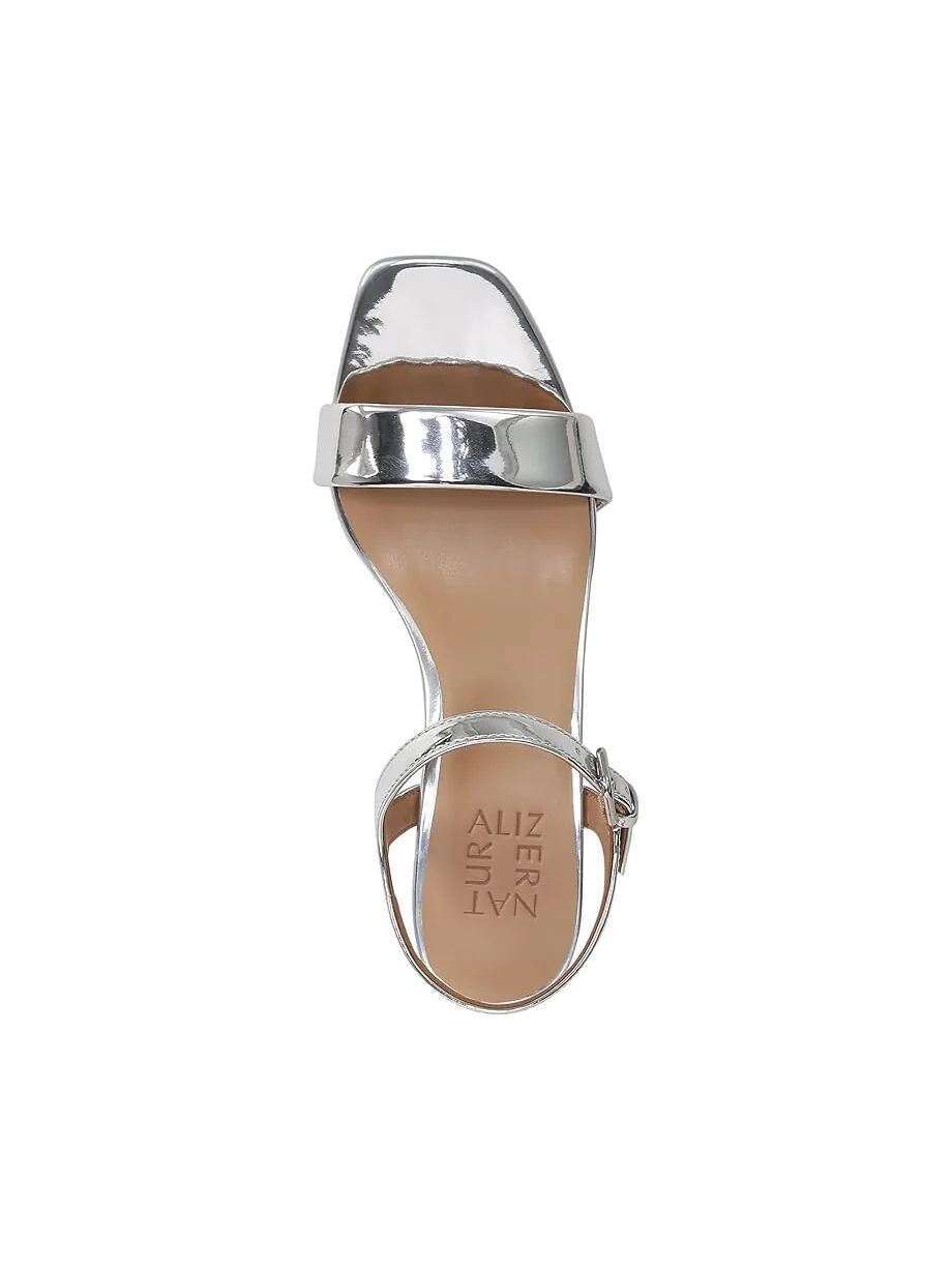 Туфли Naturalizer Izzy Ankle Straps — изображение 2 из 4, серебристый