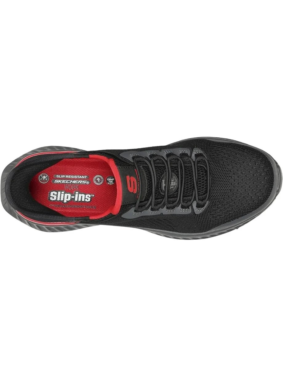 Кроссовки SKECHERS Work Tilido - Fletchit Comp Toe — изображение 2 из 4, черный