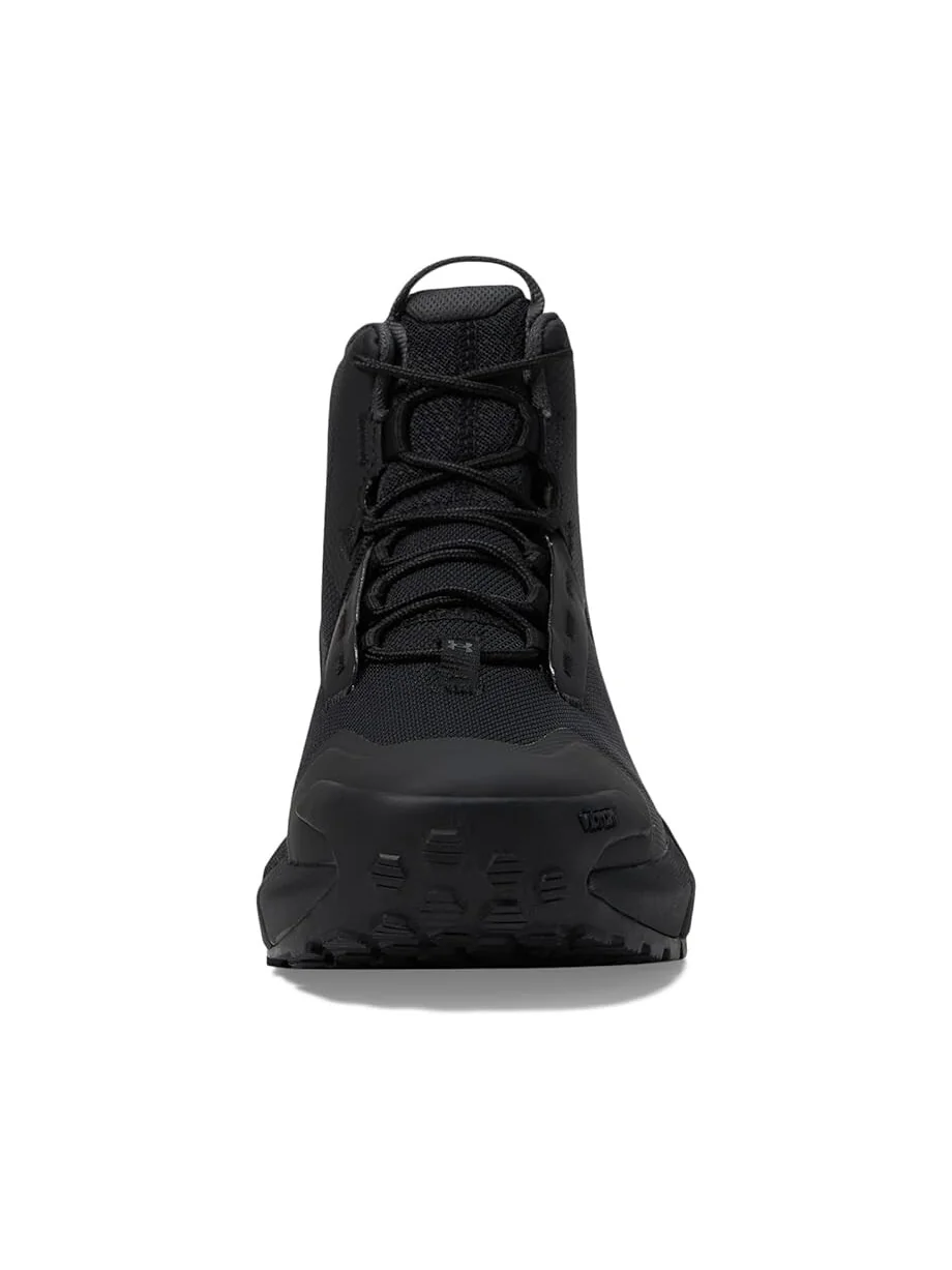 Ботинки Under Armour Charged Valsetz Mid — изображение 2 из 4, черный/черный/серый