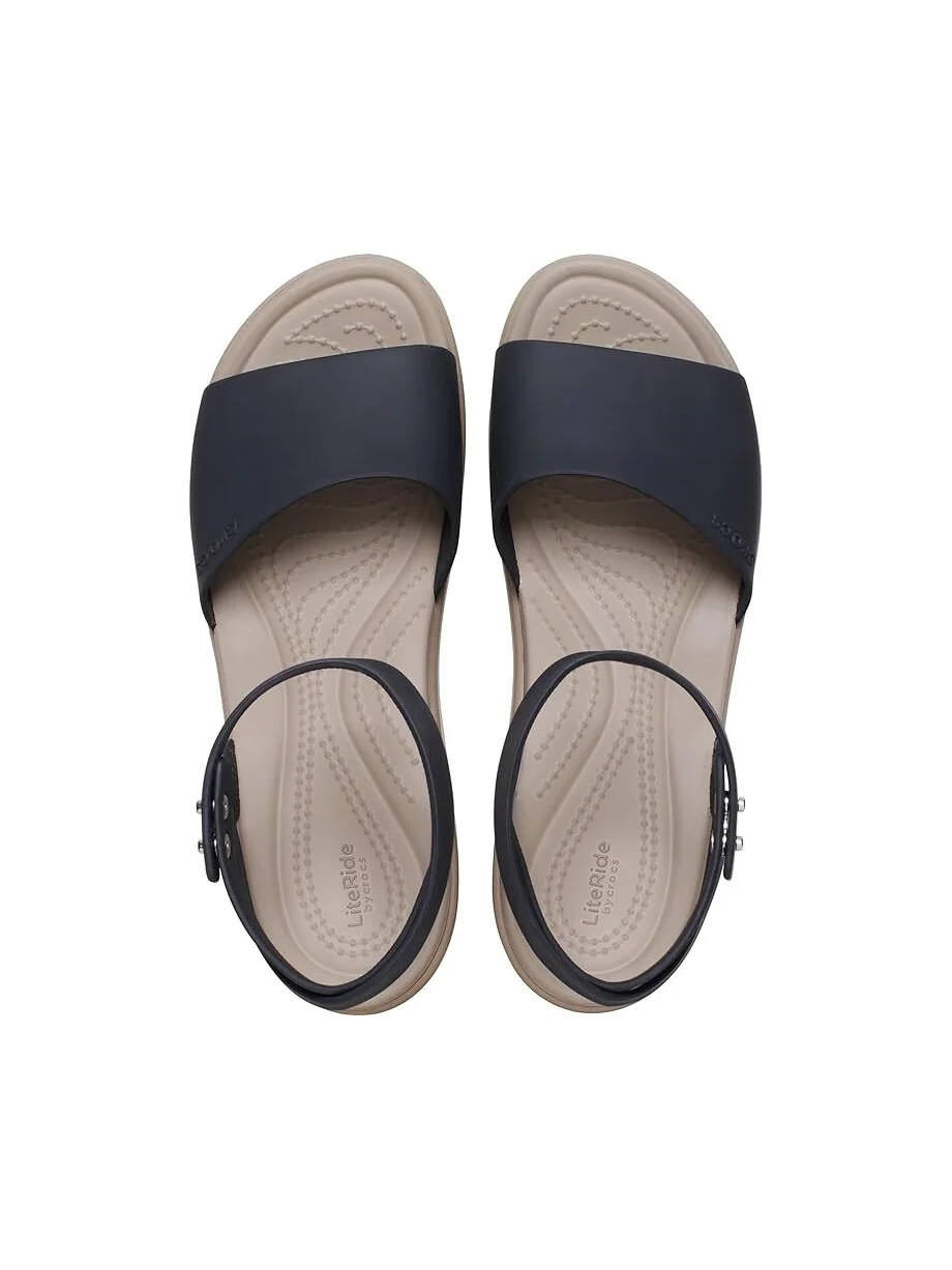 Туфли Crocs Brooklyn Ankle Strap Wedge — изображение 2 из 4, черный
