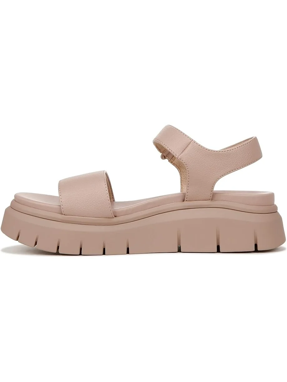 Сандалии Naturalizer SOUL Naturalizer - Poppi Ankle Strap Platform Flat — изображение 4 из 4, пудровый