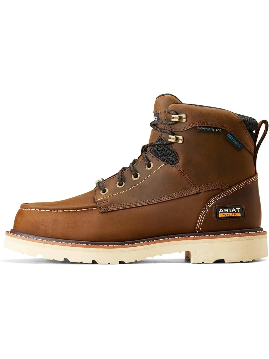 Ботинки Ariat Rebar Lift 6" Waterproof Composite Toe Work — изображение 4 из 4, коричневый