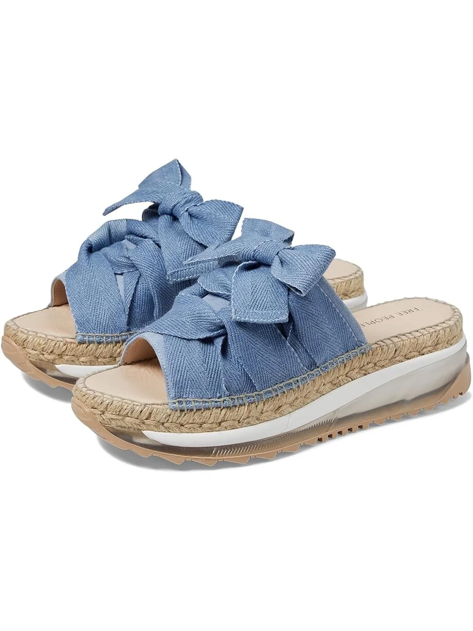 Сандалии Free People Chapmin Sport — изображение 1 из 4, джинсовый синий