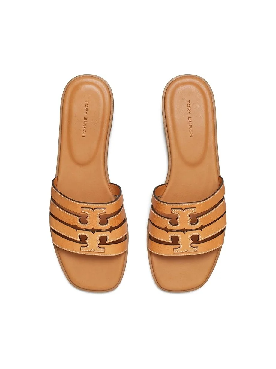 Сандалии Tory Burch Ines Cage Slides — изображение 2 из 4, верблюжий