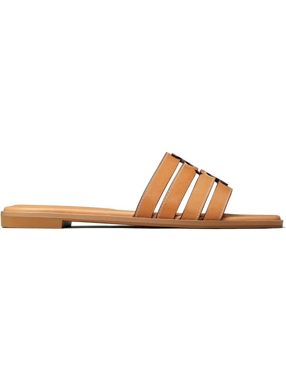 Сандалии Tory Burch Ines Cage Slides — изображение 3 из 4, верблюжий