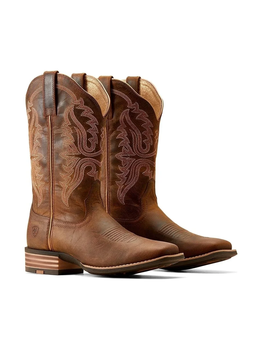 Сапоги женские Ariat Olena ковбойские с острым носком — изображение 1 из 4, коричневый