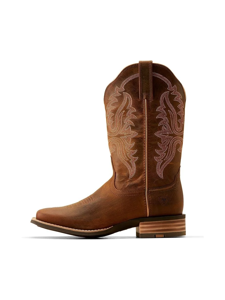 Сапоги женские Ariat Olena ковбойские с острым носком — изображение 3 из 4, коричневый