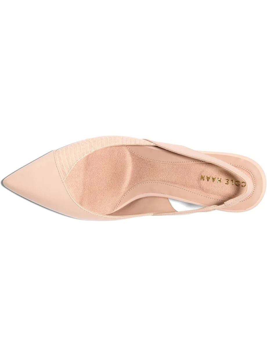 Туфли Cole Haan The Go-To Slingback Pump 65MM — изображение 2 из 4, белый
