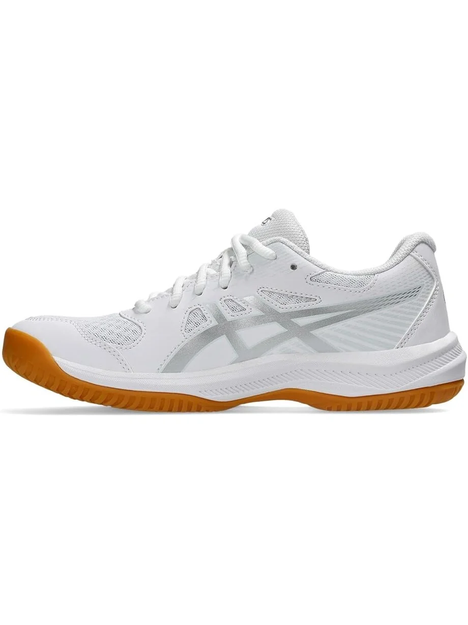 Кроссовки ASICS Upcourt 6 Volleyball Shoe — изображение 4 из 4, белый/серебристый