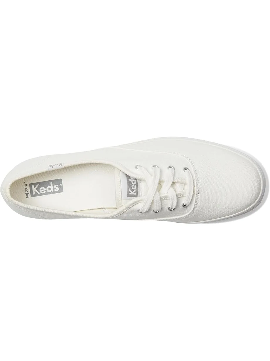 Кроссовки Keds The Platform Lug Lace Up — изображение 2 из 4, белый