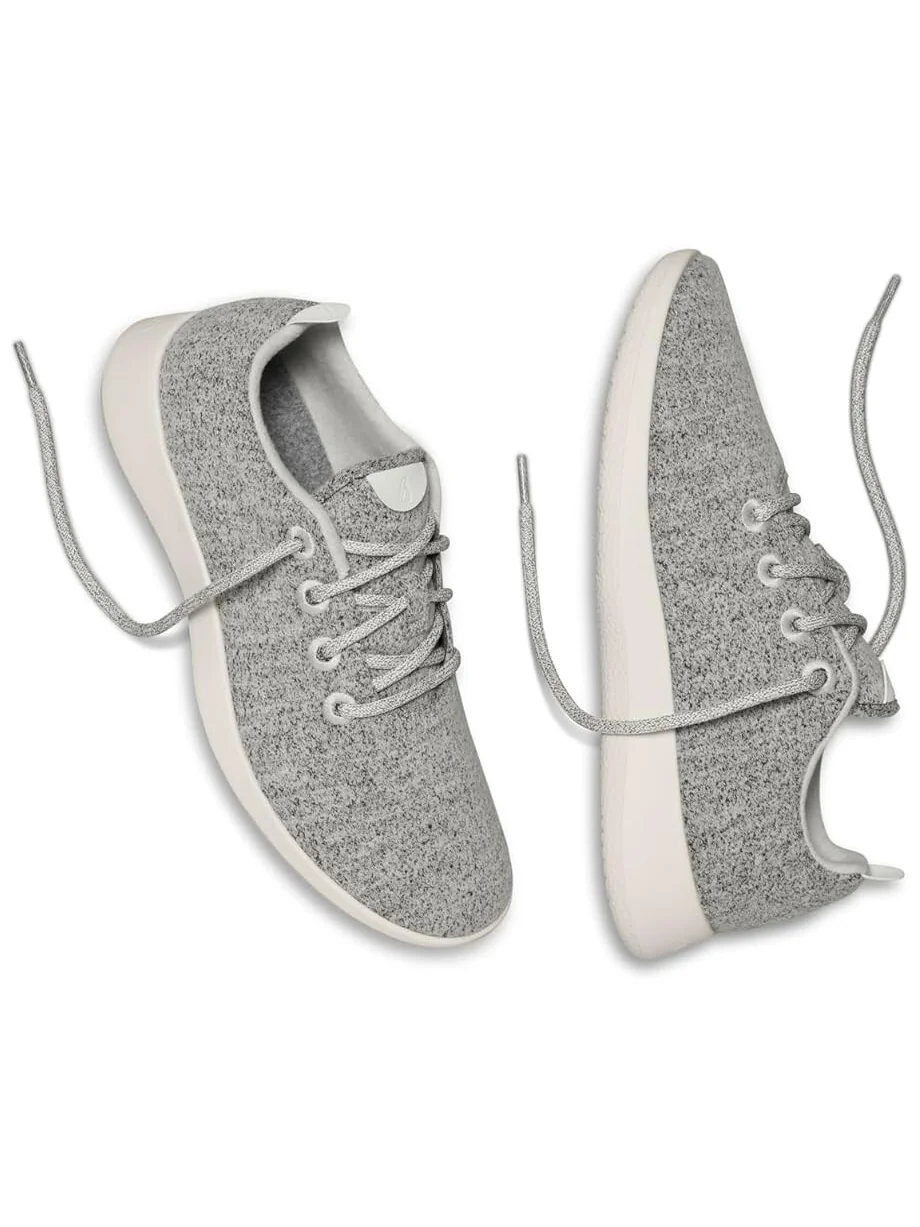 Кроссовки Allbirds Wool Runner — изображение 3 из 4, серый кремовый