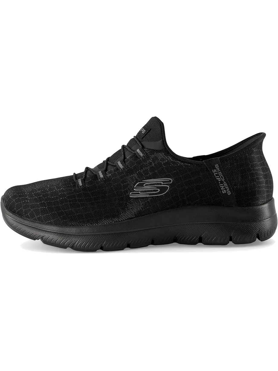 Кроссовки SKECHERS Summits-Classy Night Hands Free Slip-Ins — изображение 4 из 4, черный