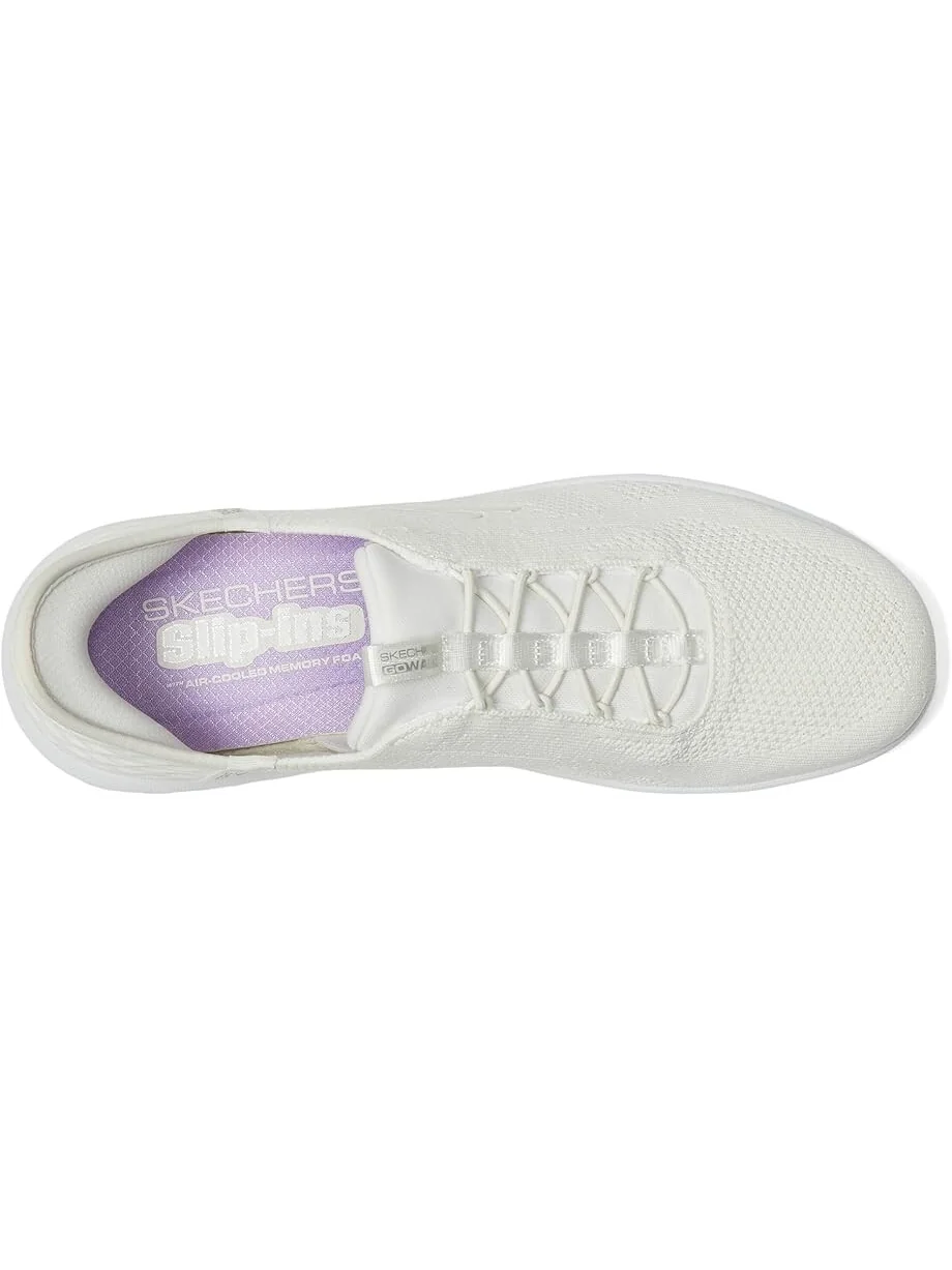 Кроссовки SKECHERS Go Walk Travel Milan Hands Free Slip-Ins — изображение 2 из 4, белый
